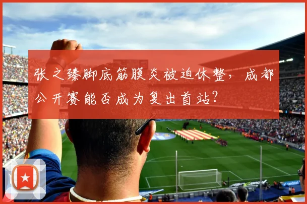 张之臻脚底筋膜炎被迫休整，成都公开赛能否成为复出首站？